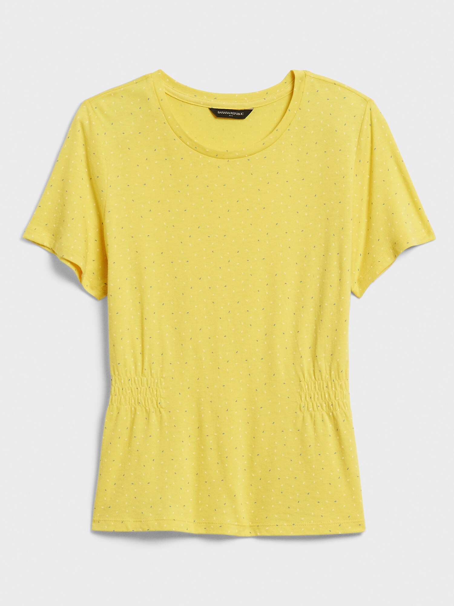 Smocked-Waist T-Shirt